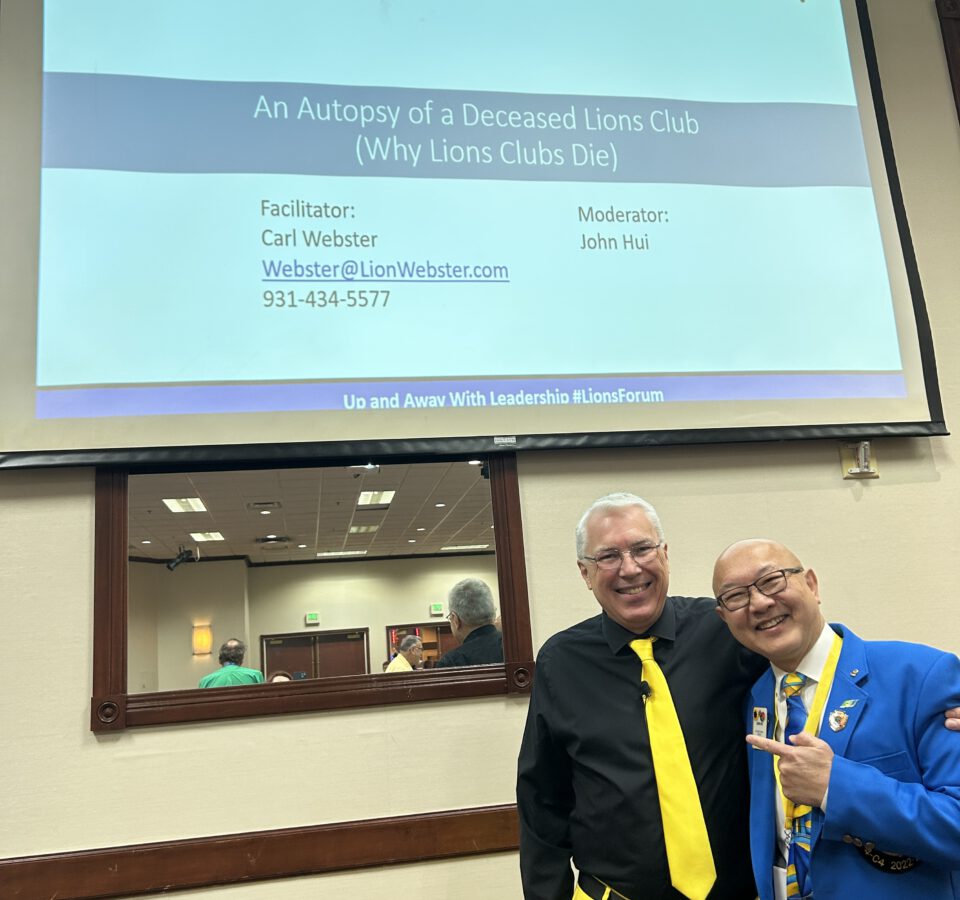 Lions Club Presentations